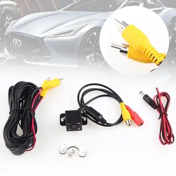 

4 LED 12V Back Up Rear View Reverse Backup Camera Cam Night Vision Waterproof