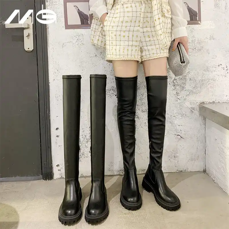 Stivali sopra il ginocchio in primavera Clearance