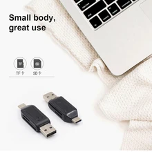 2в1 USB OTG кард-ридер Универсальный Тип C USB OTG TF/SD кард-ридер телефон удлинительные разъемы type-c USB OTG адаптер