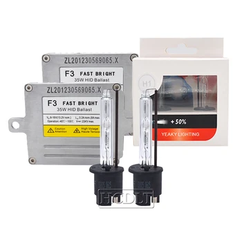 

HIDLT 1 Set 35W 4500K 5500K 6500K Yeaky Xenon H1 H3 H7 H11 9005 HB3 9006 HB4 D2H HID Kit DLT F3 Fast Start HID Slim Ballast Kit