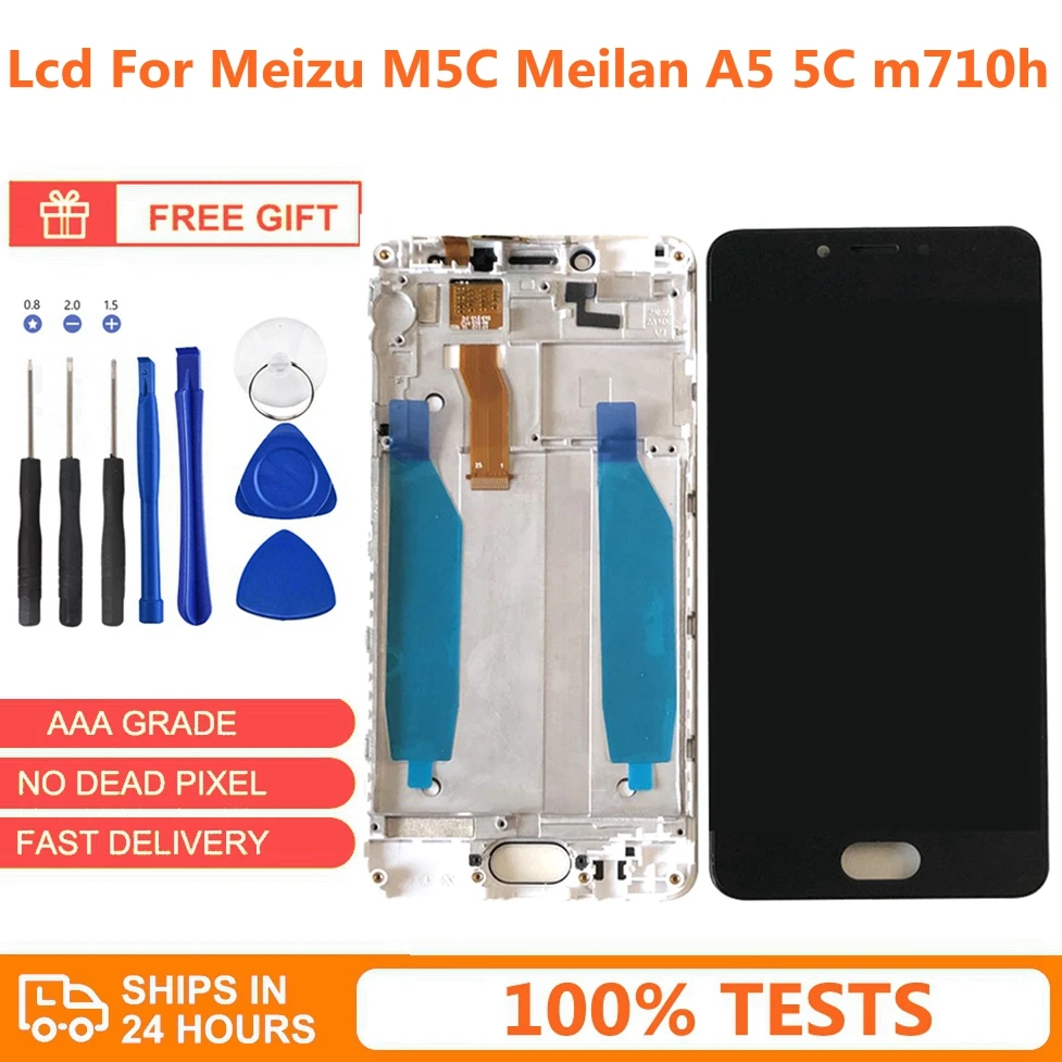 Дигитайзер сенсорного ЖК экрана для Meizu M5C Meilan A5 5C m710h 5 0 дюйма инструменты
