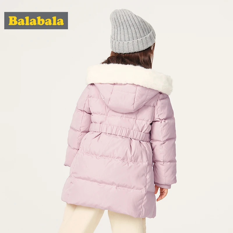  Children clothing girls down jacket long children's baby autumn and winter 2019 new princess hooded