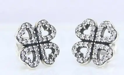 

YPD109 925 Silver Woman Ear Nails Simple Engagement Ear Ornaments Embedded with Zircon