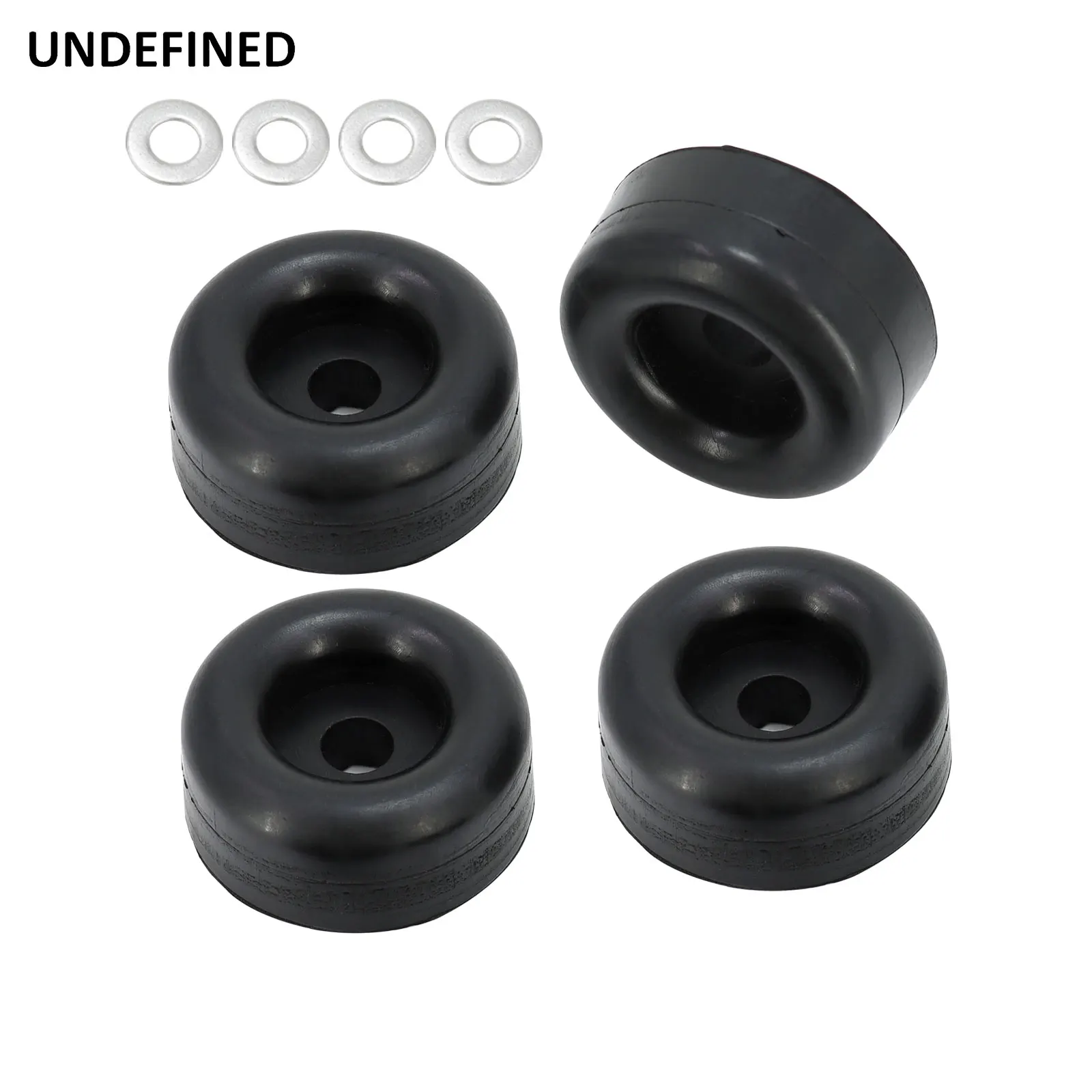 

2.5" Air Compressor Set Of 4 Rubber Feet Foot Mount Anti Vibration Bumper Pads Black