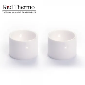 

160μl Alumina crucible with hole D8*6mm for Setaram Thermal Analyzer Sample Pan Thermal analysis crucibles Red Thermo4pcs/lot