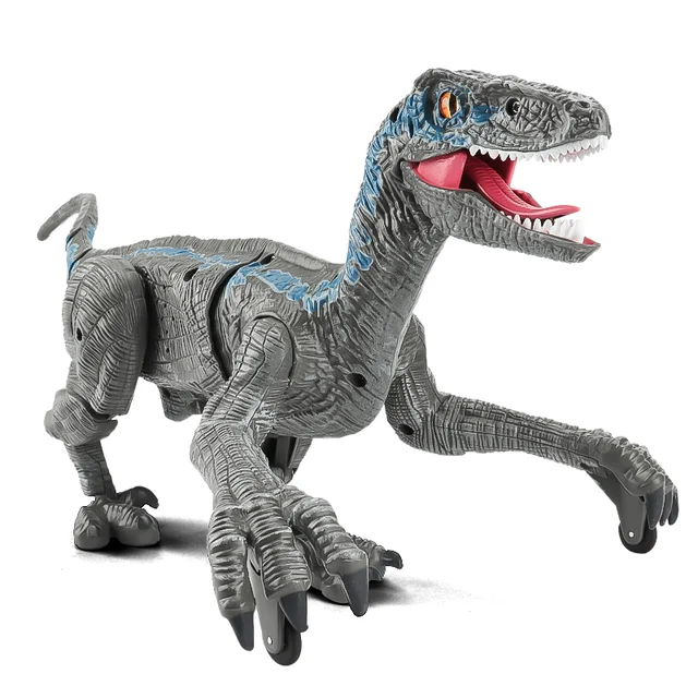 Roclub RC Dinosaur Remote Control Dinosaurs Excavation Jurassic Animals Robot Sound Light Electric Walking Dinosaur Toys Gift 2