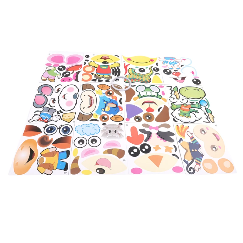 Handmade Learning Educational Toys For Children Kindergarten Creative DIY Material 3D Paper Stickers Popular Toys For Children