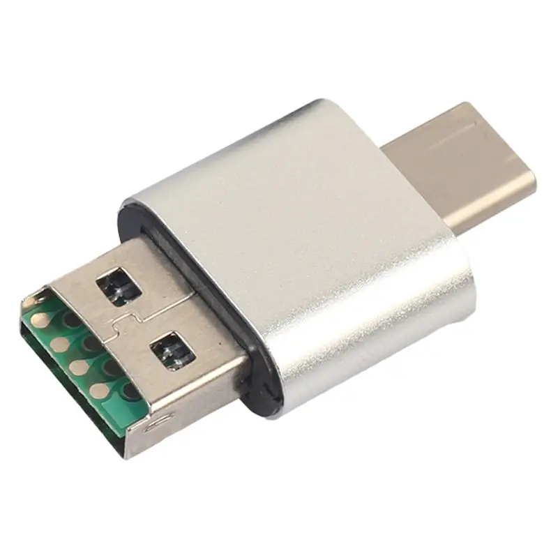 Универсальный 2 в 1 OTG type-C кард-ридер USB 3,0 USB Micro-USB комбо 2 слота TF SD type C кард-ридер для смартфонов ПК