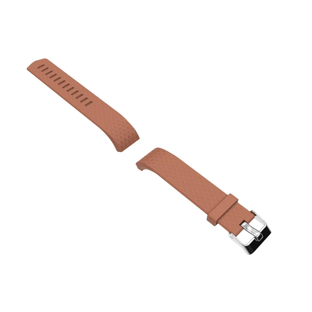Силиконовый ремешок для Fitbit Charge 2, ремешок для умных часов, сменный ремешок для мужских Т-часов, 3D Модный женский мужской спортивный браслет 19Sep
