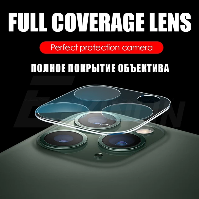 Full Set Coverage Frame Lens Protection Cover For iPhone 11 Pro Max Back Camera Protective Film Screen Protector Tempered Glass 1