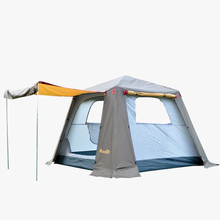 Outdoor 5-8 People Automatic Tent Hiking Family Camping Anti-storm Rain Multi-person Double Quick Opening Pop Up | Спорт и