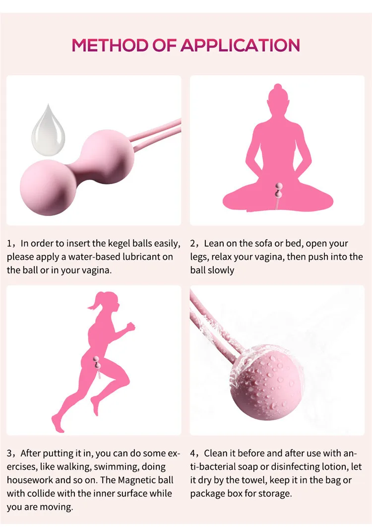 Magnetic Silicone Vagina Ball Anal Sex Toys For Women Petanque Vagina Tighten Shrinking Ball Massage Boule Adult Sex Products vibrator(93)