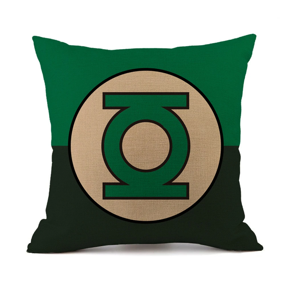Superhero Avengers cushion case cartoon pillow case Hulk Deadpool iron Man Print Cartoon Cushion Cover linen Pillowcase Gift - Color: 12