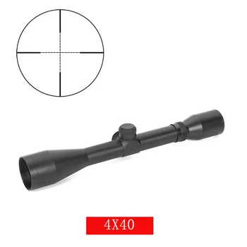 

Hunting Scope 4X40 Riflescope Tactical Outdoor Reticle Sight Optics Scopes For Target Aiming Shooting Firearms Collimator Sight