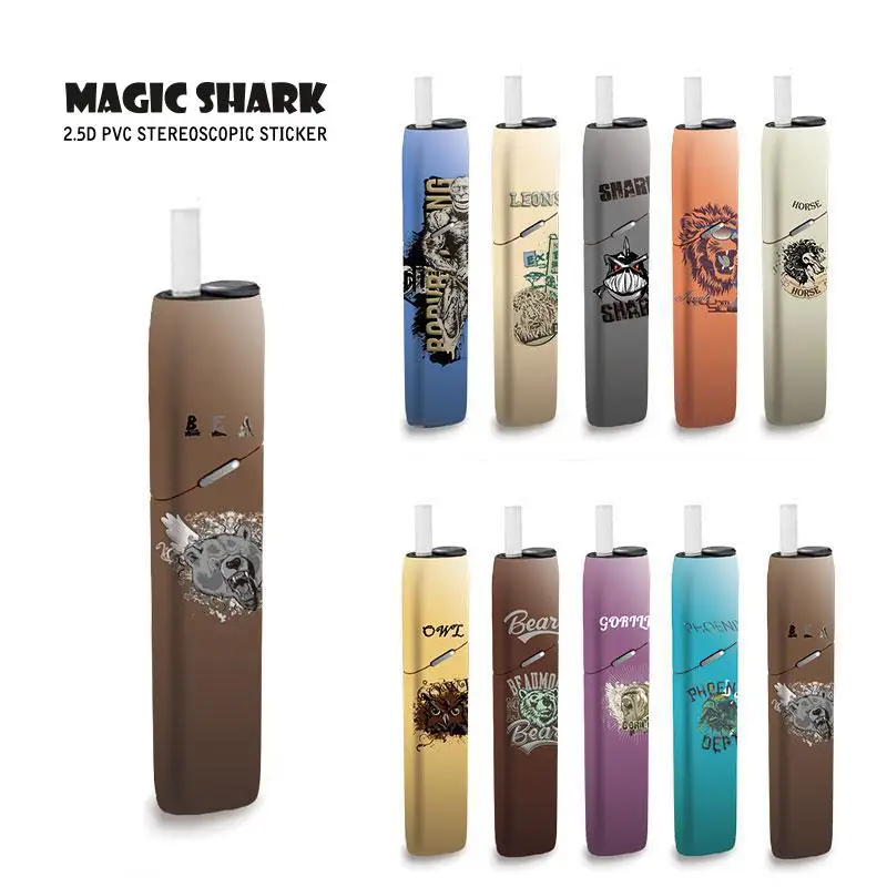 Защитная оболочка для IQOS3 IQOS 3 аксессуары электронных сигарет Magic Shark Animal Bear Horse