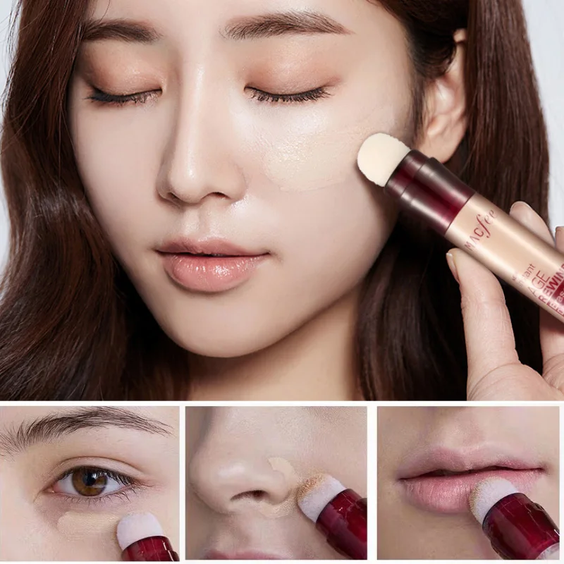 

Dark Circle Eraser Concealer Pen Under Eye Concealer Highlighter Cover Up Acne Scars Fine Lines Lip Primer Face Makeup Palette