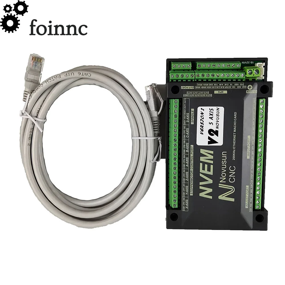 MACH3 nvemv2.1 3 axis / 4 axis / 5 axis / 6 axis Ethernet CNC motion controller Slave funct for StepperServo motor