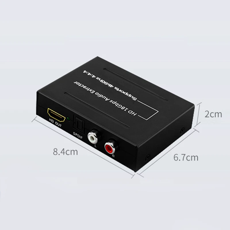 Hdmi к Hdmi 4K x 2K+ Spdif+ Rca стерео L/R аналоговый аудио конвертер экстракт сплиттер(ЕС Plug