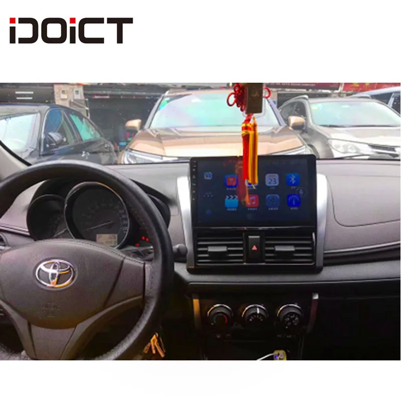 IDOICT Android 8 1 IPS 2G + 32G Автомобильный dvd плеер GPS навигация Мультимедиа для Toyota Vios Yaris