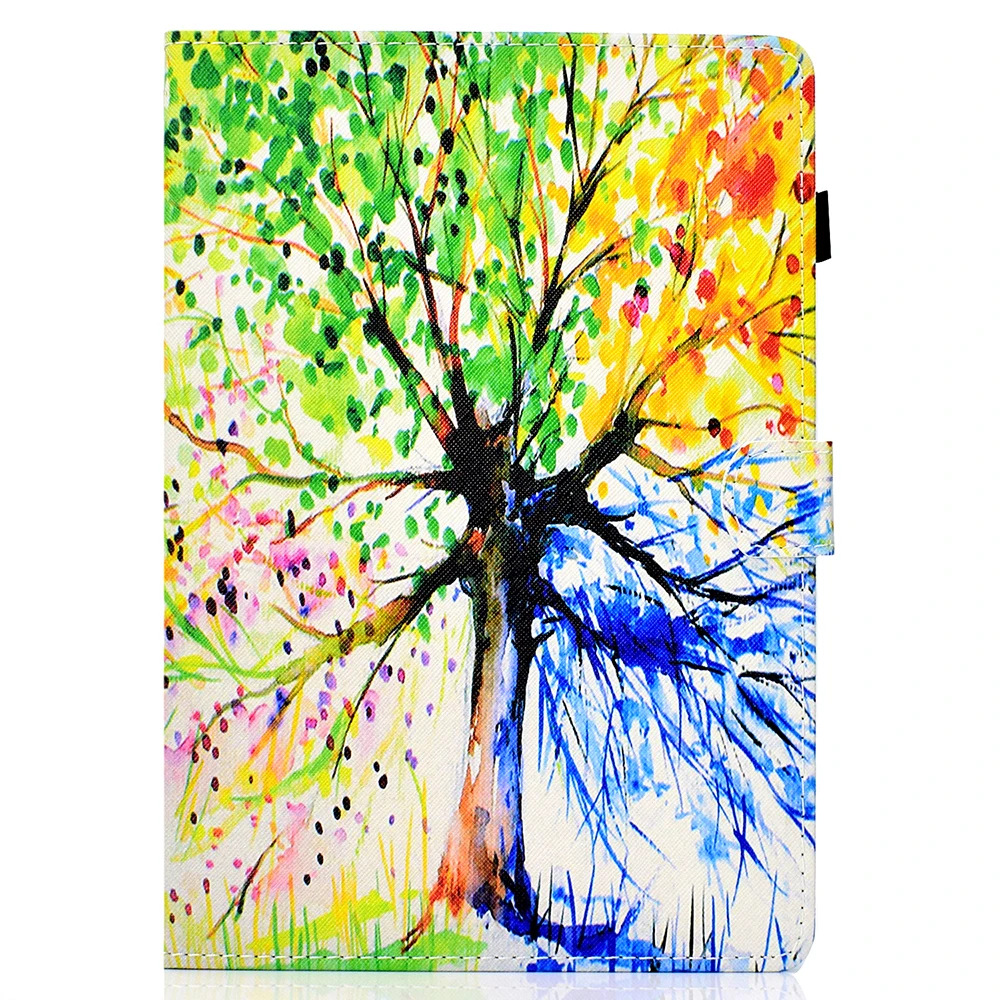 as photo Чехол для iPad 10,2 чехол A2200 A2198 A2232 10,2 дюймов защитный чехол из искусственной кожи магнитный штатив умный чехол с рисунком - Цвет: as photo