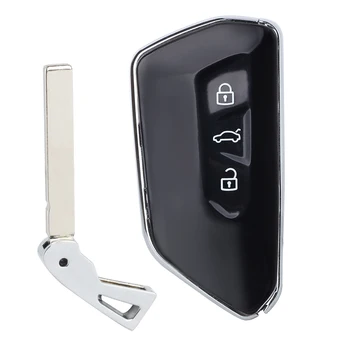 Keyforkess per Volkswagen VW Golf MK8 ID3 ID4 Polo Tiguan Skoda Superb Octavia SEAT Leon Ibiza MQB Smart Remtoe Key Shell Case - KEYECU per Volkswagen VW Golf MK8 ID3 ID4 Polo Tiguan Skoda Superb Octavia SEAT Leon