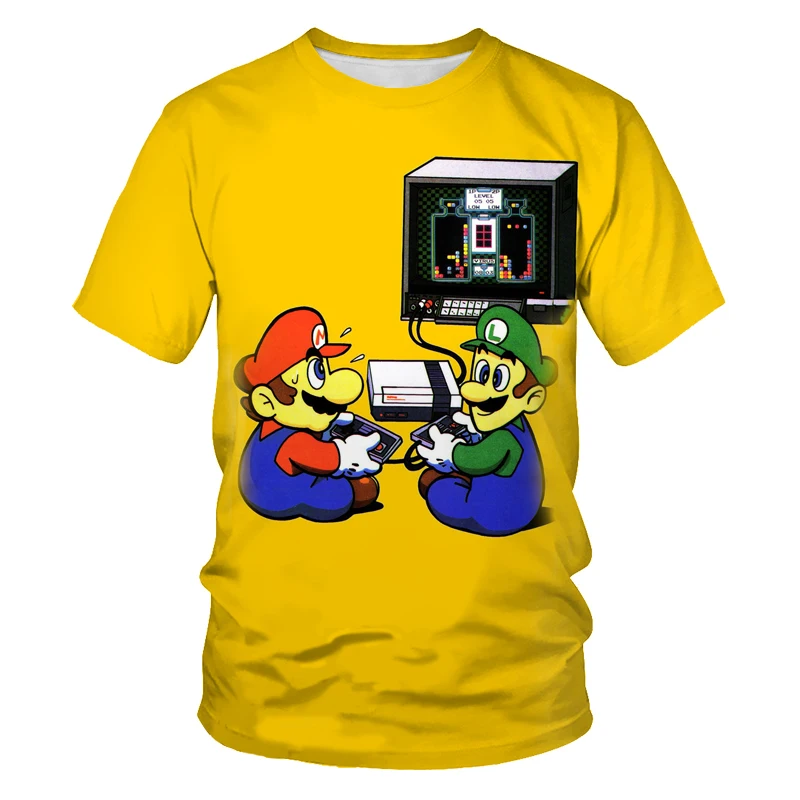 

Cartoon comedy 3D printing fashion men's and women's t-shirts soft texture hip-hop men's clothing t shirts for men
