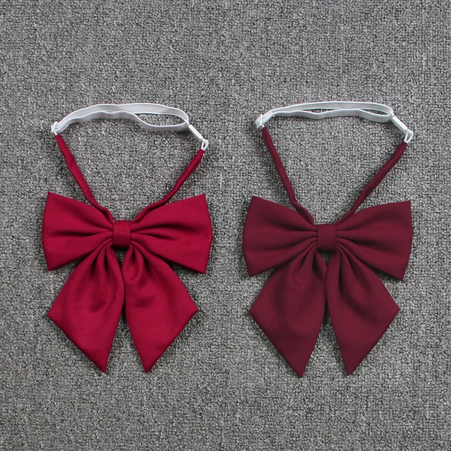 koste Tilkalde træ Japanese School Jk Uniform Bow Tie For Girls Wine Red Butterfly Cravat  School Sailor Suit Uniform Accessories Flowers Tie - School Uniforms -  AliExpress