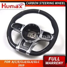 Индивидуальные углеродного волокна руль для Benz A C E CLA GLA класса флип мех авто аксессуары Тюнинг Автомобиля