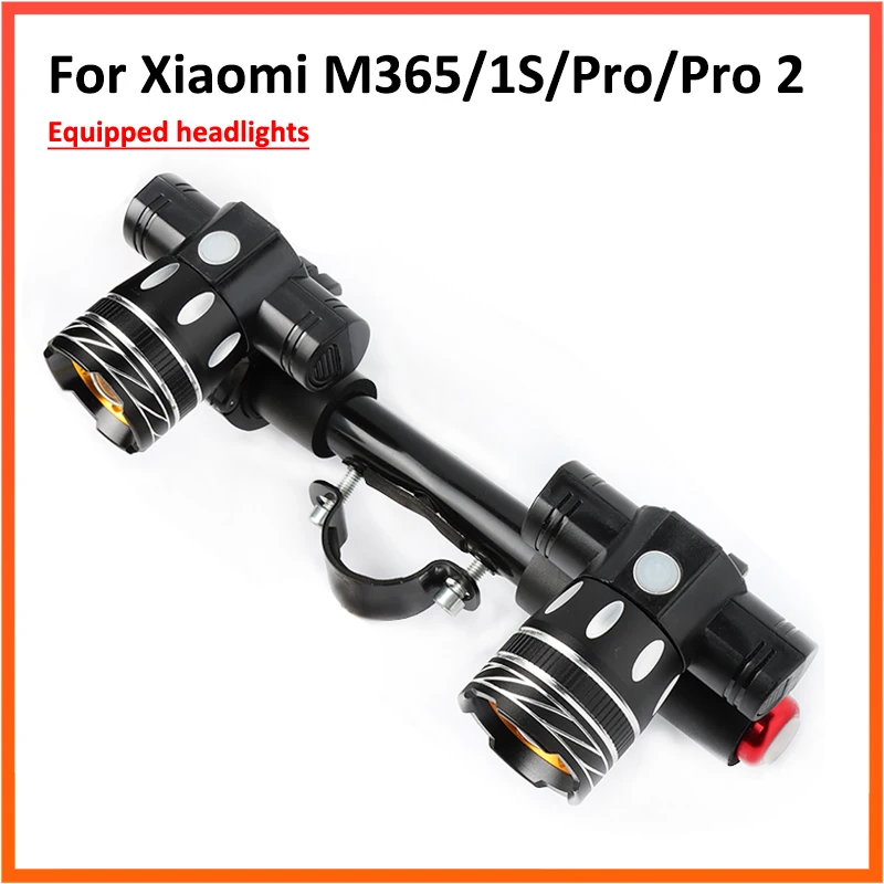 Faro Anteriore Della Lampada Per Xiaomi M365 /Pro Scooter Elettrico Zoomable 1200Mah Batteria Usb Ricaricabile 150Lm Xm-L T6 Led Light
