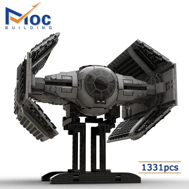 Star Model TIE Advanced Spaceship Fighter Building Block Imperial Plane Bricks Assembly Children Toys For Boys Kids Birthday Gif 1