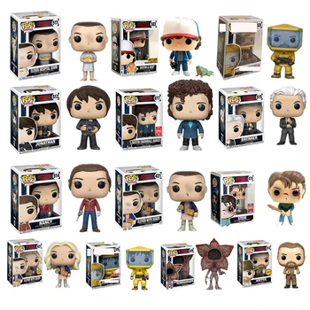 

Funko Original Stranger Things Eleven Demogorgon Dustin Hopper Jonathan Joyce Steve Brenner Action Figure Collectible Model Toys
