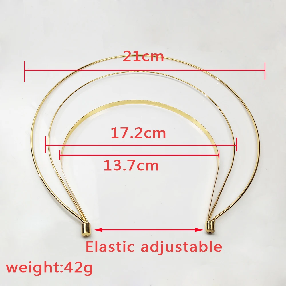 AINAMEISI Unique Design Bridal Tiara Crowns Multi-layer metal Headbands For Women Rose Gold Wedding Hair Jewelry Accessories jewelry accessories hair accessory hair headdress bridal headwear hair band crown
