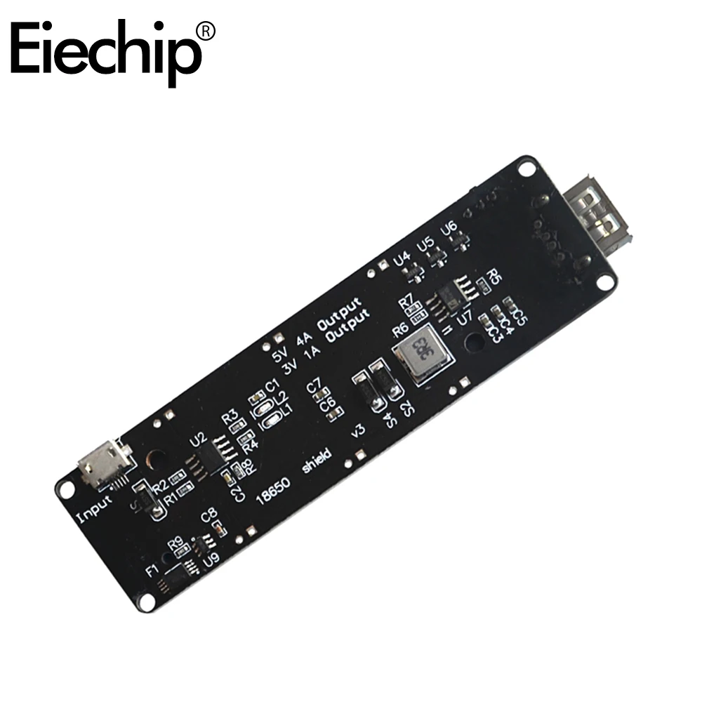 Двойной 18650 литиевая Защита аккумулятора V3 3V1A 5V 3A 18650 Micro USB Мощность банк Батарея Зарядное устройство Модуль для Raspberry Pi ESP8266 ESP32
