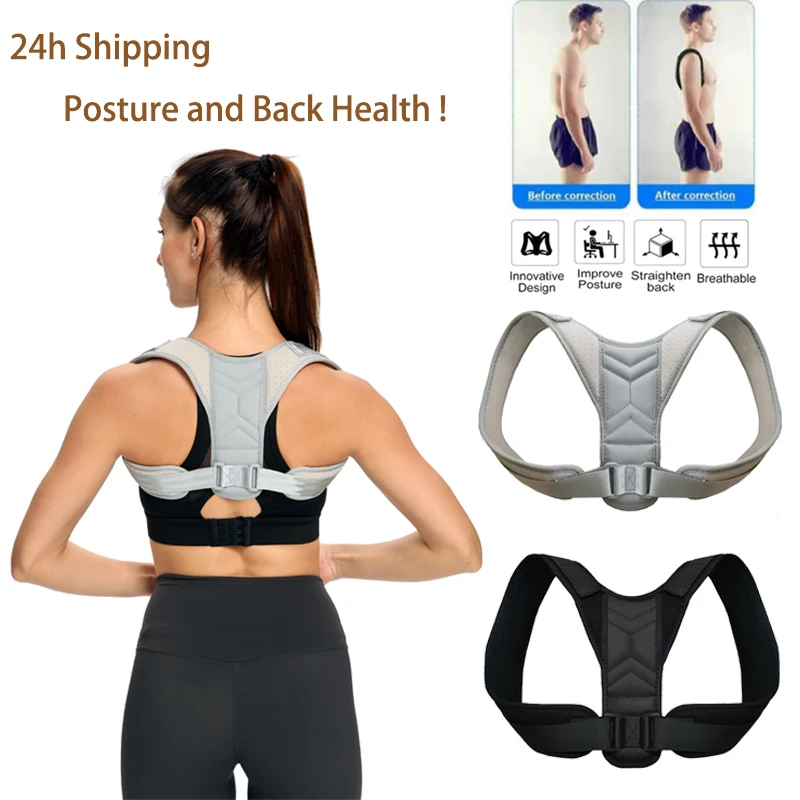 Posture-Corrector Clavicle-Support Adjustable Women-Posture Brace Upper-Back-Brace Pain-Relief
