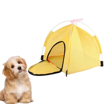 

1Pc Portable Outdoor Pet Tent Practical Rain-proof Small Pet Tent Foldable Pet Tent Sunscreen Tent Pet Supplies for Camping