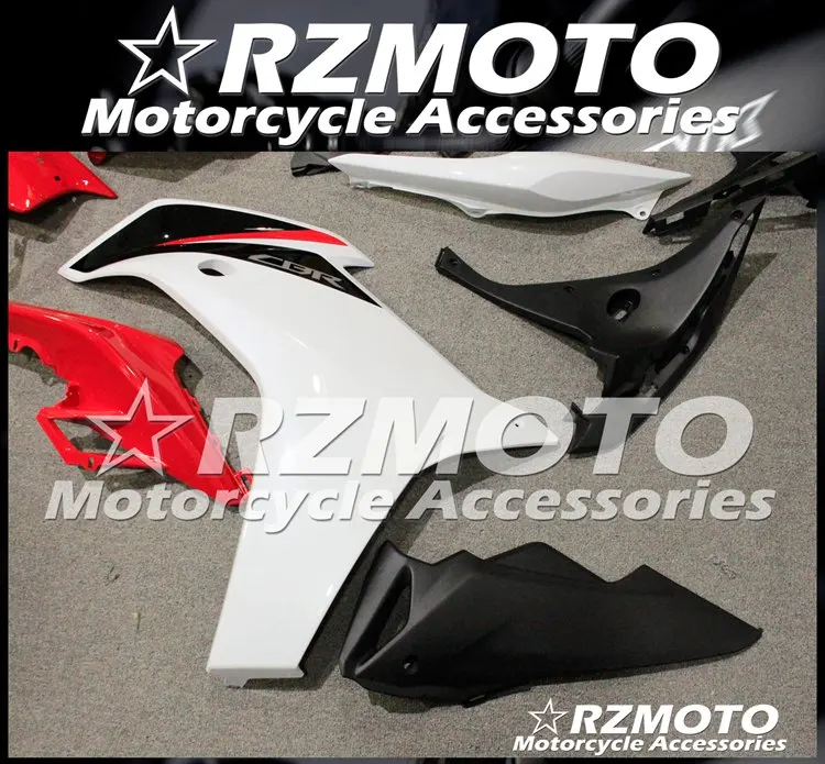ABS мотоцикл обтекатель комплект для HONDA CBR600F 2011-2013 год кузов литья под давлением Магазин № 1274