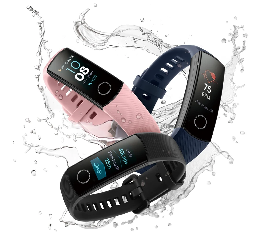 Умные часы Huawei Honor Band 4/Band 5 фитнес трекер водонепроницаемые до 50 м сенсорный экран