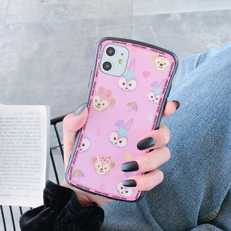 Чехлы для телефонов с милым мультяшным кроликом для iPhone 11Pro Max 6 6s 7 8 Plus X Xs Max Xr 11 Ультратонкий Мягкий чехол Fundas - Цвет: 2