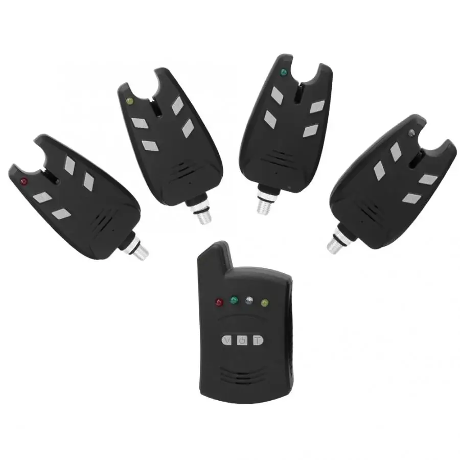 Беспроводной светодиодный сигнализатор для рыбалки, 4 шт., сигнализатор ...