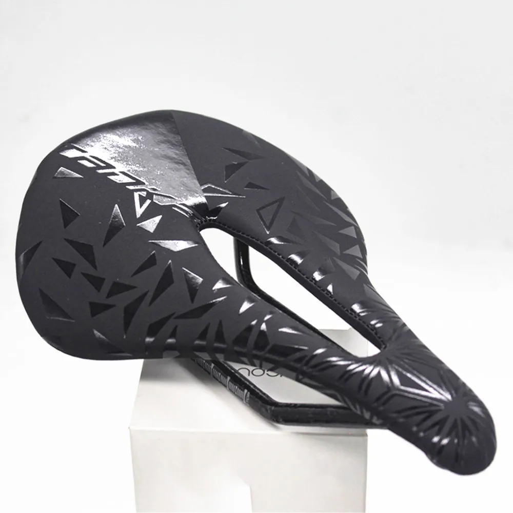 Road Bike Saddle Carbon+leather Mtb Bicycle Saddles Racing Saddle For