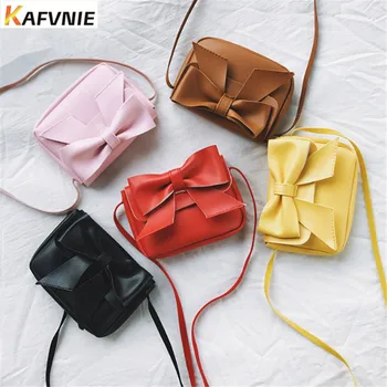 

2018 New Girls Handbags Lovely Bowknot Children Girls Shoulder Crossbody Bags Famous Designer Girl Messenger Chian Bags