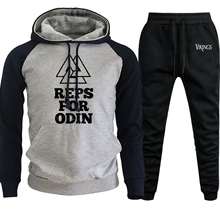 #Special Offers Reps For Odin Vikings Autumn 2019 Streetwear Men Hoodies Raglan Vintage Print Suit Male Fleece Hoodie Pullover+Pants 2 Piece Set #Special Offers Reps For Odin Vikings Autumn 2019 Streetwear Men Hoodies Raglan Vintage Print Suit Male Fleece Hoodie Pullover+Pants 2 Piece Set