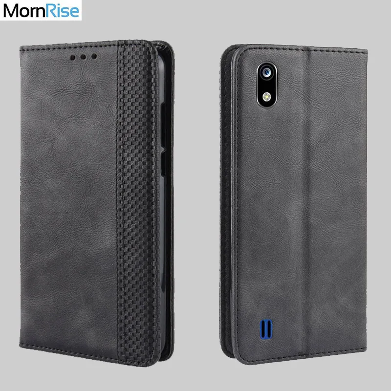

For ZTE Blade A7 A5 2019 Case Book Wallet Vintage Slim Magnetic Leather Flip Cover Card Stand Soft Cover Luxury Mobile Phone Bag