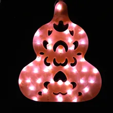 Коммерческий пешеходный уличный пейзаж дерево огни Тыква моделирование блестящие аксессуары уличное освещение аксессуары художественная галерея