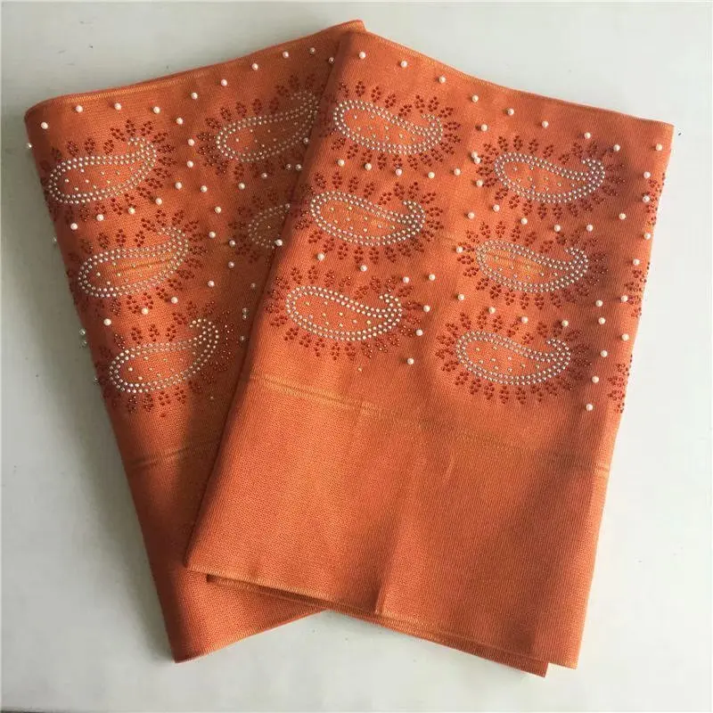 ASO OKE головной убор с камнями нигерийская голова галстук Бисером кружевная ткань dentelle strass perle auto gele головной убор кружева тримминги 2 шт