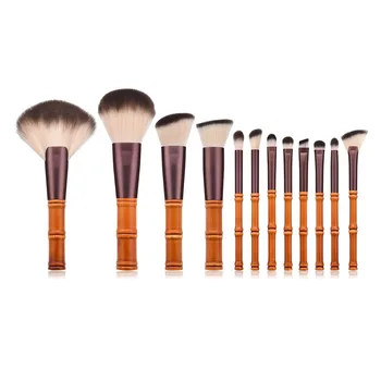 

12-Piece Make-up Brush Set High-End Bamboo Blush Brush shan xing shua