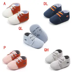 Обувь для маленьких мальчиков и девочек; мягкая парусиновая однотонная обувь для новорожденных; детские мокасины; 5 цветов в наличии