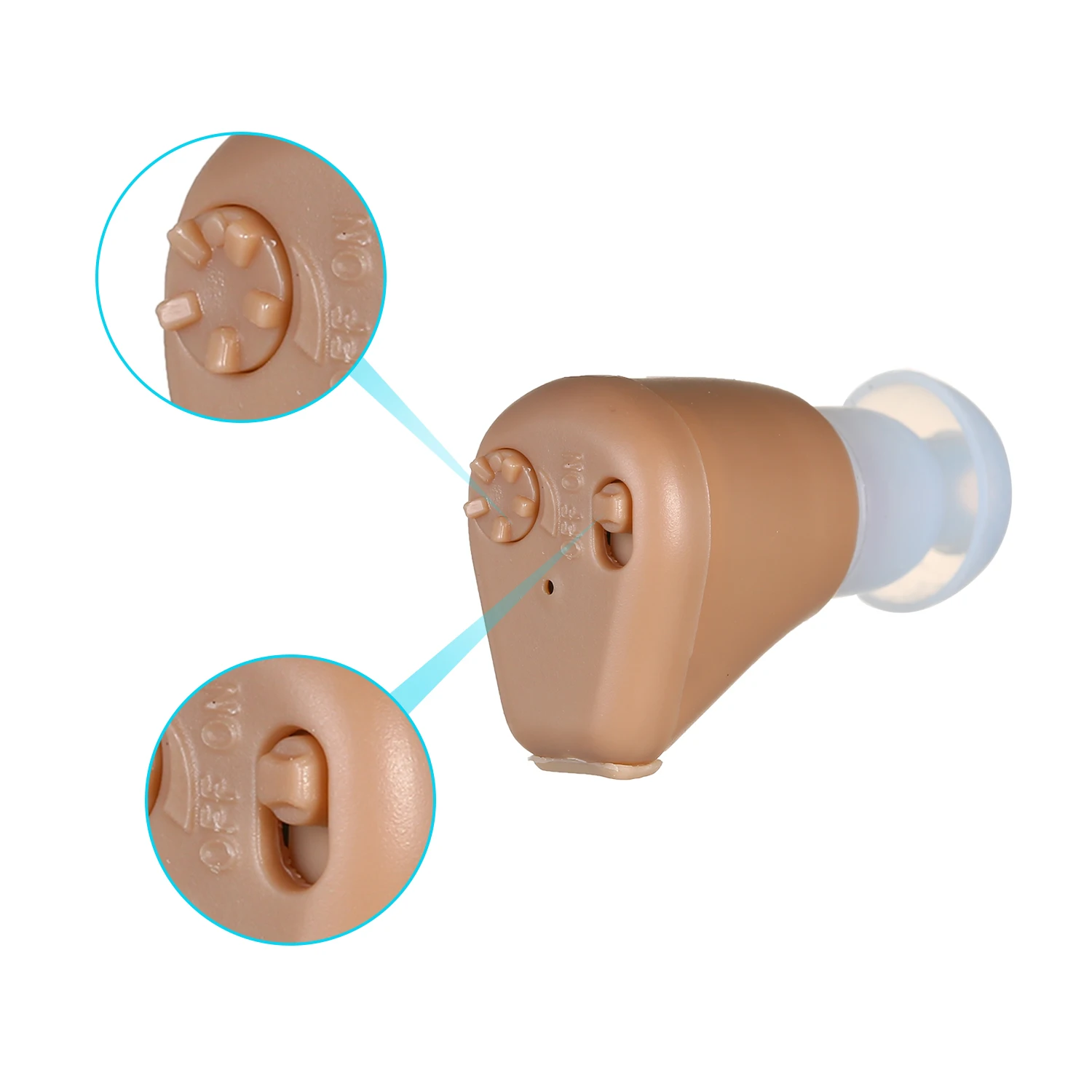 AXON Mini ITE In the Ear цифровой слуховой аппарат персональный усилитель звука(подходит для обоих ушей) Шумоподавление для взрослых пожилых людей