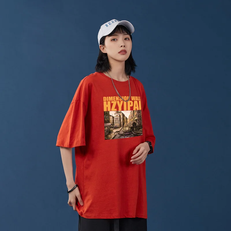 SingleRoad Female T-shirt 2020 Summer Oversized Graphic Unisex Hip Hop Harajuku Tshirt Japanese Streetwear T Shirt For Women