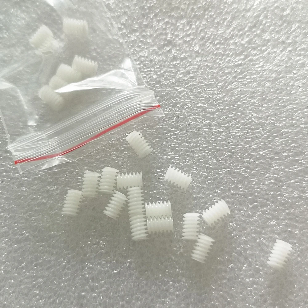 M0.3 0.3M Plastic Wormwiel Geschikt Voor As Diameter 1.0Mm 0.95Mm